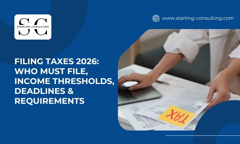 Filing Taxes 2026 Who Must File, Income Thresholds, Deadlines & Requirements